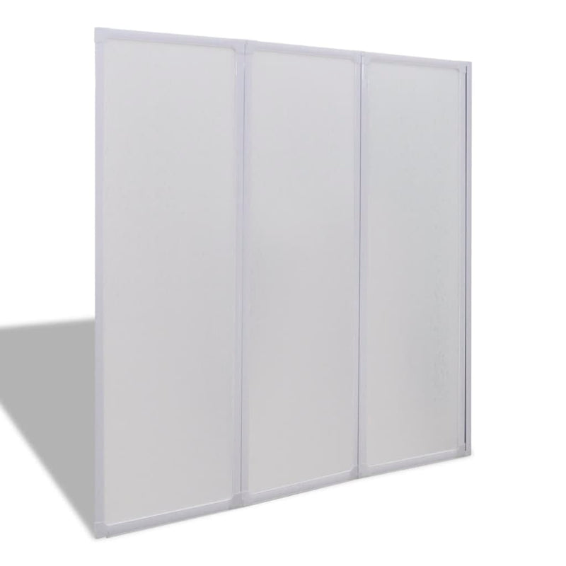 Load image into Gallery viewer, Vidaxl badscherm 3 panelen vouwbaar 117 x 120 cm
