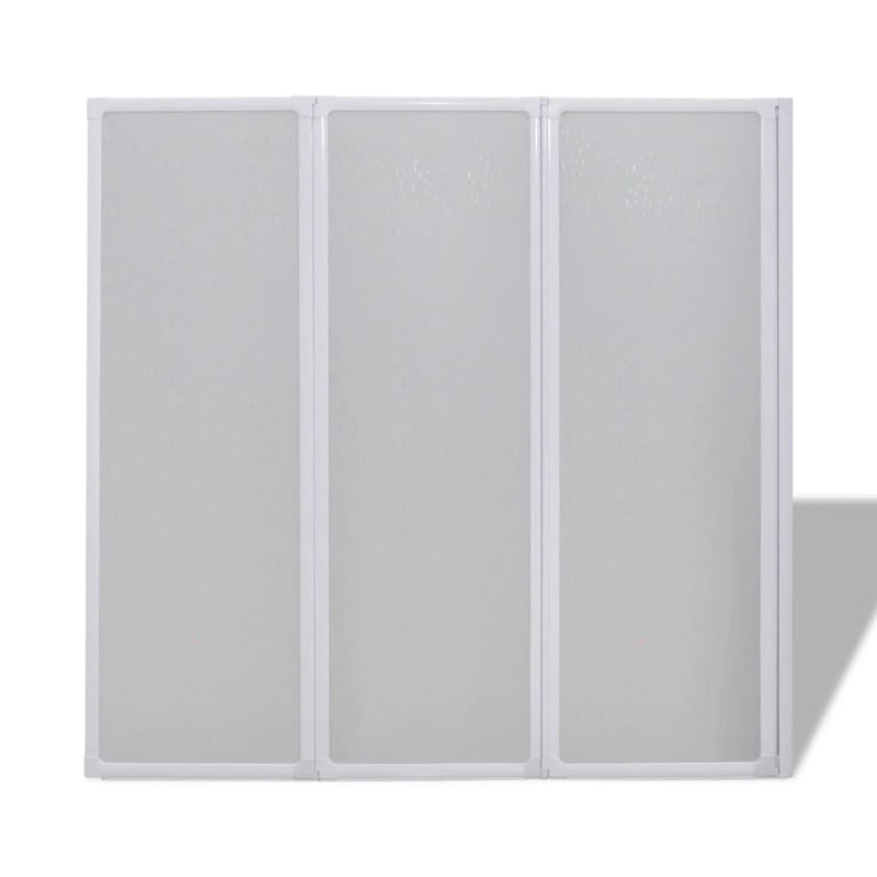 Load image into Gallery viewer, Vidaxl badscherm 3 panelen vouwbaar 117 x 120 cm
