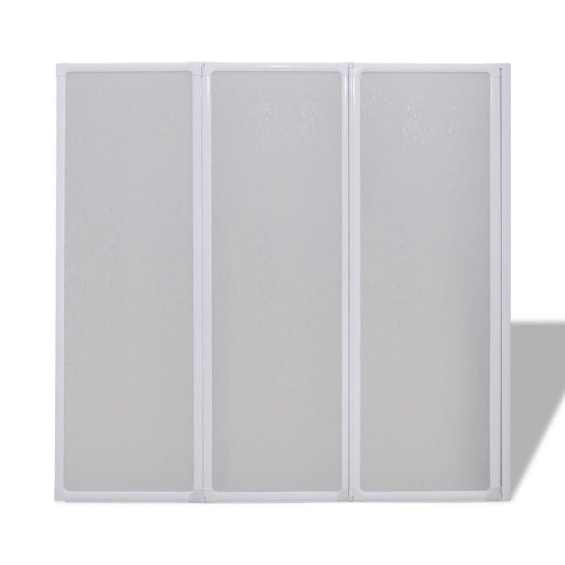 Load image into Gallery viewer, Vidaxl badscherm 3 panelen vouwbaar 141 x 132 cm
