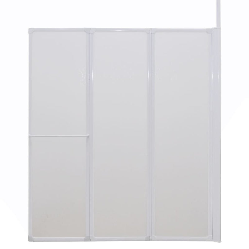 Load image into Gallery viewer, Vidaxl badwand l-vormig 4 panelen inklapbaar 70x120x137 cm
