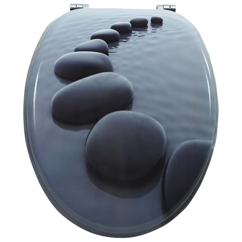 Load image into Gallery viewer, Vidaxl toiletbril stenen mdf
