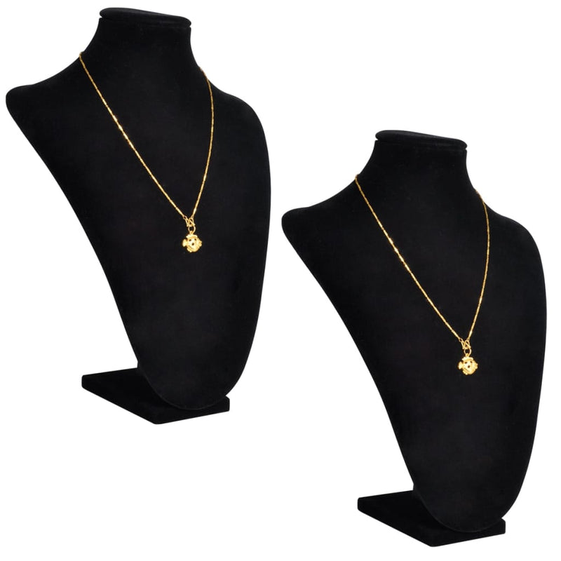 Load image into Gallery viewer, Vidaxl sieradenhouder voor ketting 23x11,5x30 cm zwart 2 st
