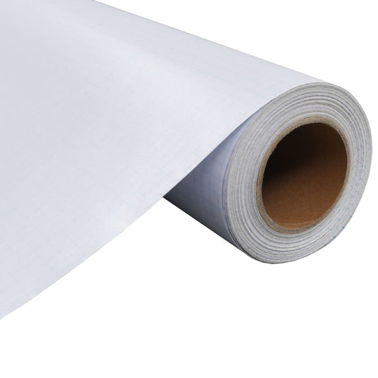Vidaxl raamfolie mat 0,9x20 m pvc grijs