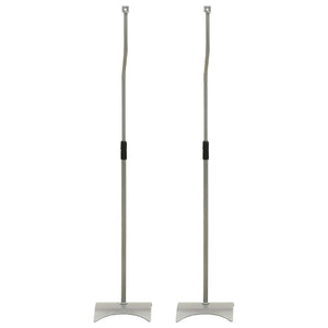 Vidaxl speakerstandaards 2 st universeel zilverkleurig