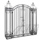 Vidaxl poort decoratief 112x20,5x134 cm smeedijzer