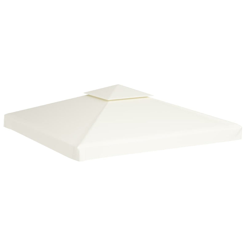 Load image into Gallery viewer, Vidaxl vervangend tentdoek prieel 310 g m² 3x3 m crèmewit
