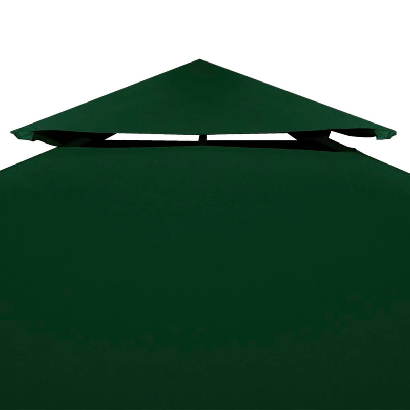 Load image into Gallery viewer, Vidaxl vervangend tentdoek prieel 310 g m² 3x3 m groen
