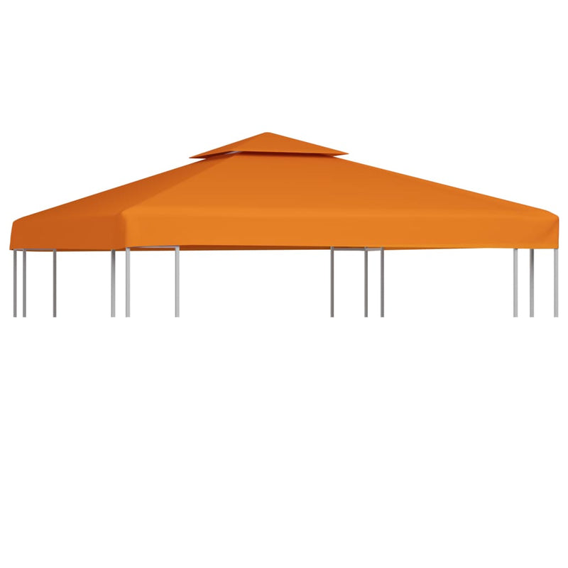 Afbeelding laden in galerijviewer, Vidaxl vervangend tentdoek prieel 310 g m² 3x3 m oranje
