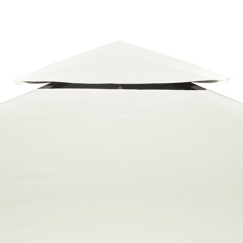 Load image into Gallery viewer, Vidaxl vervangend tentdoek prieel 310 g m² 3x4 m crèmewit
