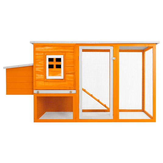 Vidaxl kippenhok met nachthok hout