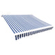 Vidaxl vervangingsdoek voor luifel 600x300 cm polyester blauw en wit