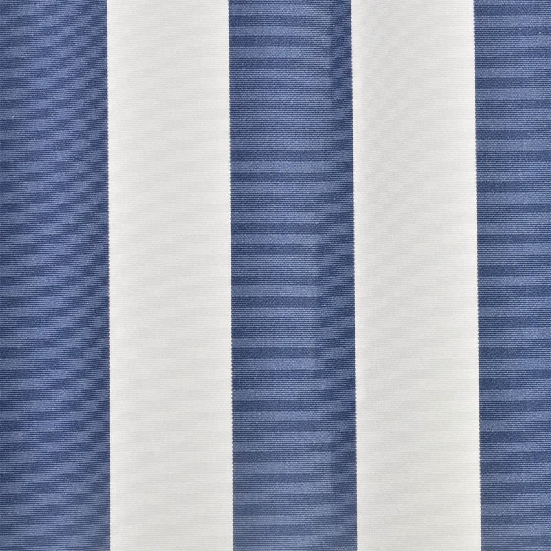 Load image into Gallery viewer, Vidaxl luifeldoek 6x3 m canvas blauw en wit
