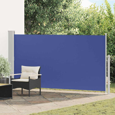 Vidaxl wind- zonnescherm uittrekbaar 160x300 cm blauw