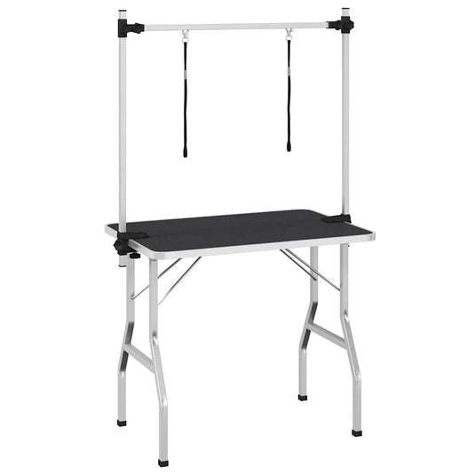 Vidaxl trimtafel voor huisdieren met 2 aanlijnopties