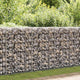 Vidaxl schanskorf met deksels 100x50x30 cm gegalvaniseerd draad