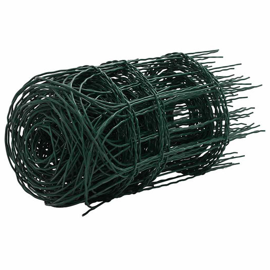 Vidaxl borderafscheiding 25x0,4 m gepoedercoat ijzer