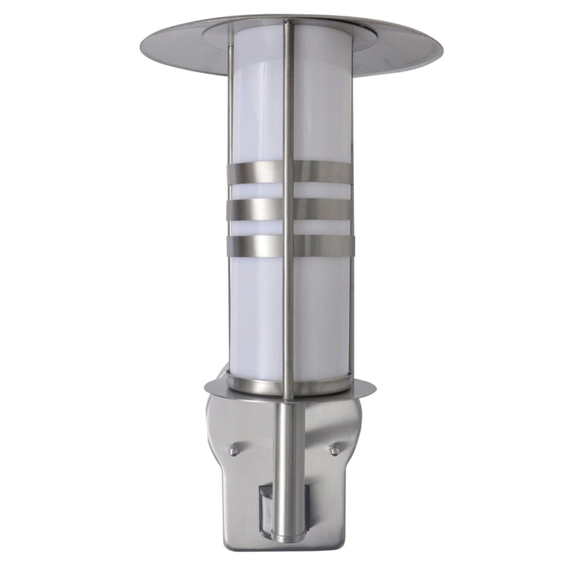 ギャラリービューアに画像をロードする, Vidaxl pagode vormige rvs wandlamp met bewegingssensor
