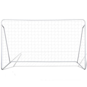 Vidaxl voetbaldoelset hoogwaardig 240x90x150 cm staal