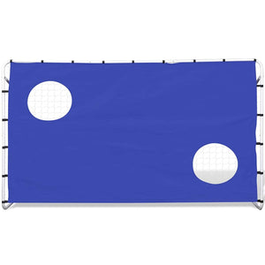 Vidaxl voetbaldoel met richtmuur hoogwaardig 240x92x150 cm staal