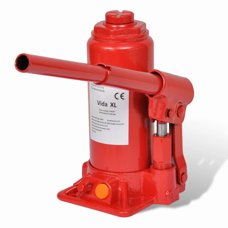 Load image into Gallery viewer, VidaXL Potkrik hydraulisch 5 ton autolift rood
