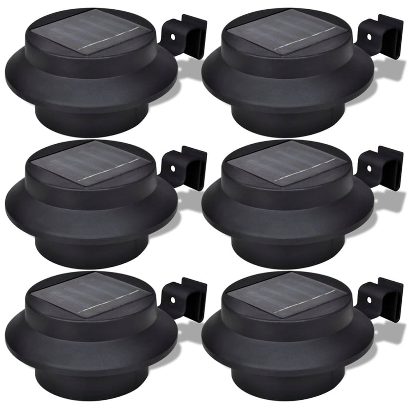 Load image into Gallery viewer, Vidaxl solar buitenlampset 6 stuks zwart
