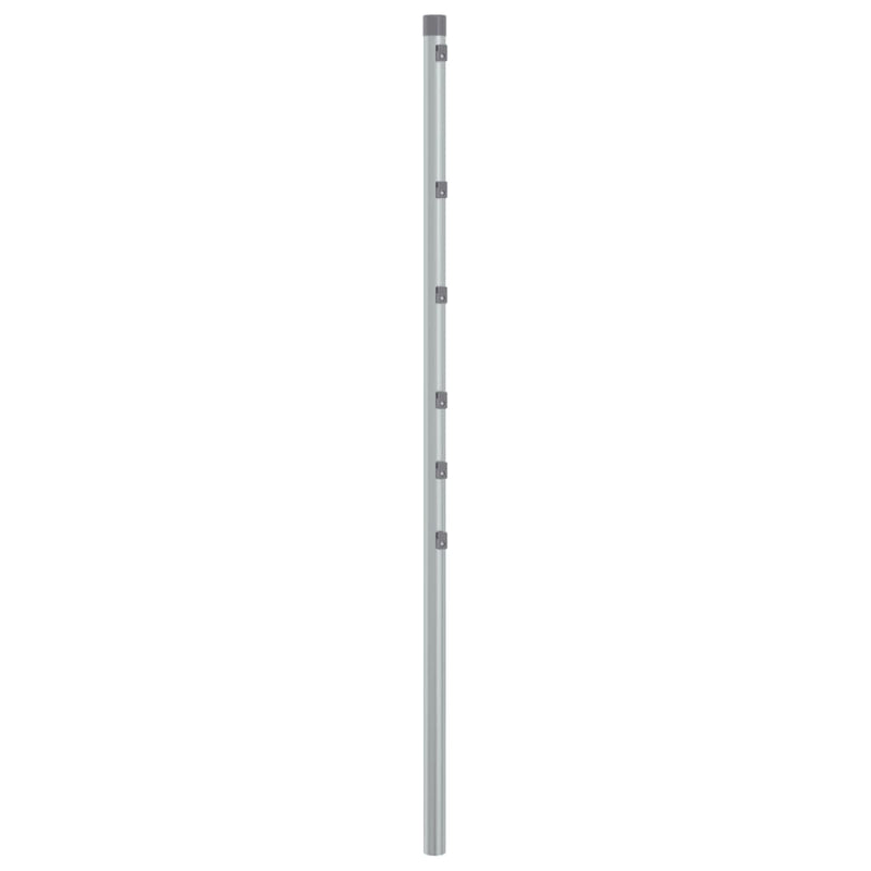 Load image into Gallery viewer, Vidaxl schuttingpalen 15 st 120 cm gegalvaniseerd staal zilverkleurig
