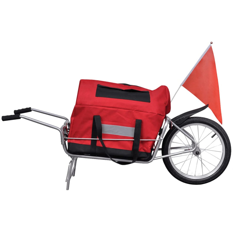 Load image into Gallery viewer, Vidaxl fietstransporttrailer met 1 wiel en opbergtas
