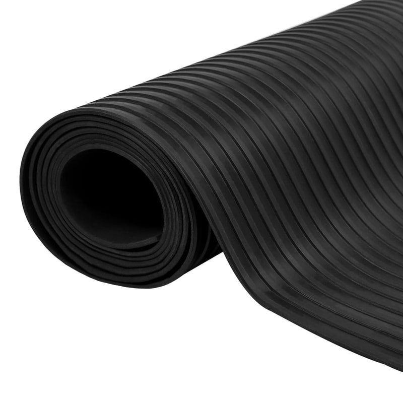 Load image into Gallery viewer, Vidaxl rubberen anti-slip vloermat 5x1m breed geribbeld
