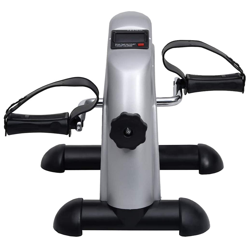 Load image into Gallery viewer, Vidaxl mini hometrainer met plastic vliegwiel (zilver)
