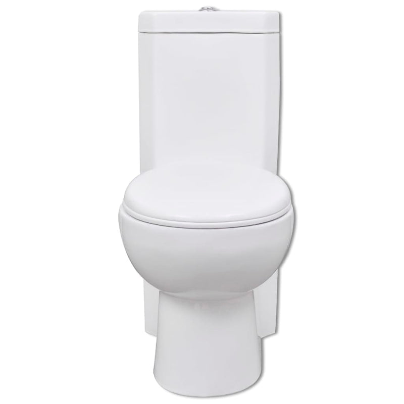 Load image into Gallery viewer, VidaXL Toilet hoekmodel keramisch wit
