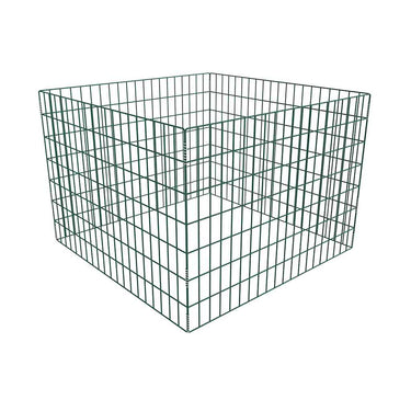 Vidaxl compostbak vierkant 100x100x70 cm mesh