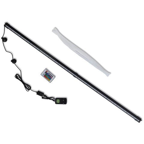 Vidaxl led-aquariumlamp met bubbels rgb 107 cm