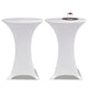 Vidaxl statafelhoes stretch ø80cm wit (2 stuks)