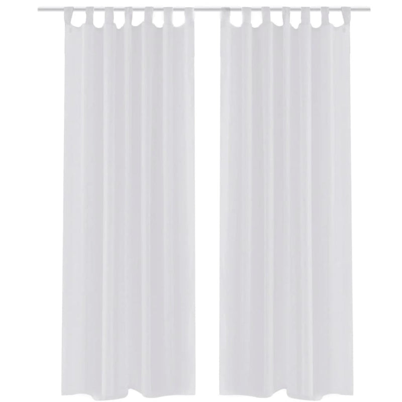 Load image into Gallery viewer, Vidaxl gordijn wit 140x175 cm (2 stuks)
