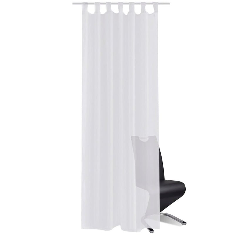 Load image into Gallery viewer, Vidaxl gordijn wit 140x175 cm (2 stuks)
