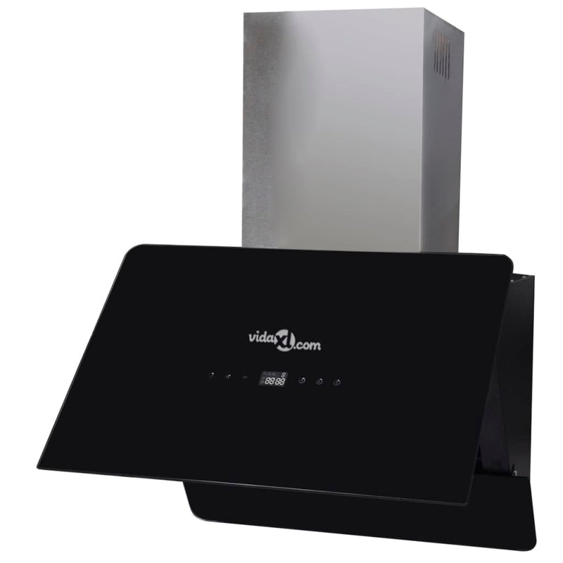 Load image into Gallery viewer, Vidaxl afzuigkap met scherm 600 mm gehard glas zwart
