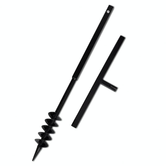 Vidaxl grondboor 80 mm met 13 m verlengstuk staal