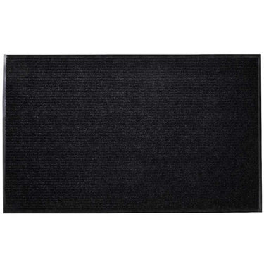 Vidaxl deurmat 90x120 cm pvc zwart