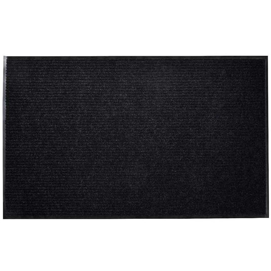 Vidaxl deurmat 90x150 cm pvc zwart