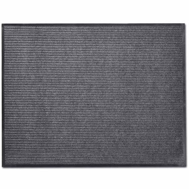 Vidaxl deurmat 90x60 cm pvc grijs