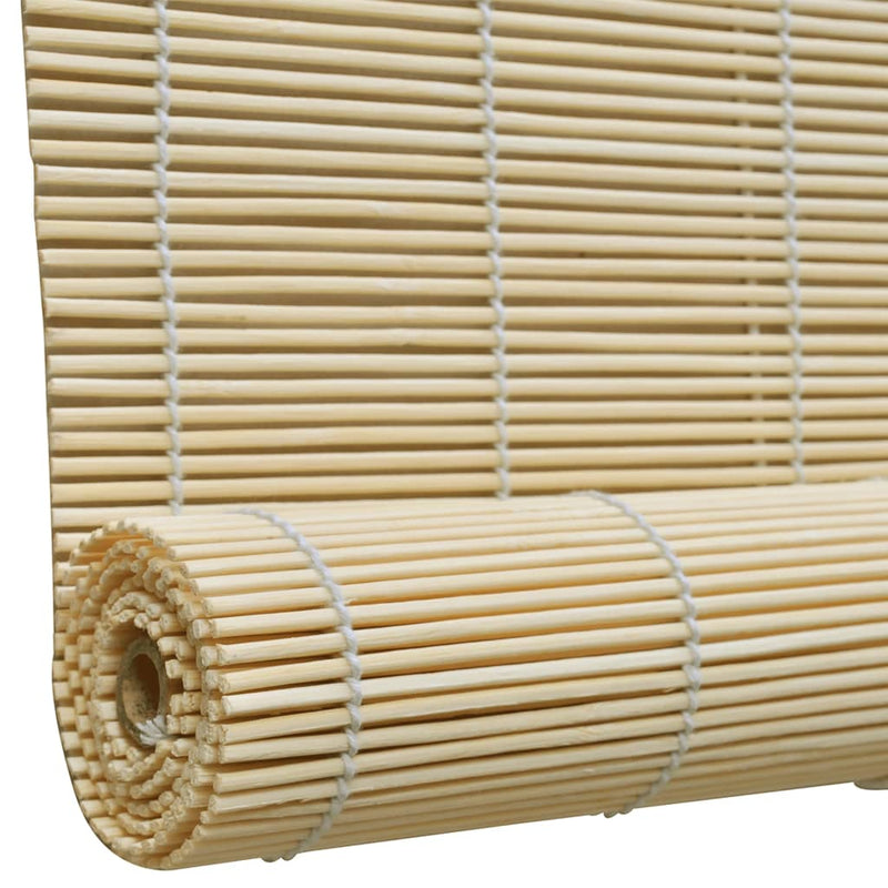 Load image into Gallery viewer, Vidaxl rolgordijn 140x160 cm bamboe naturel
