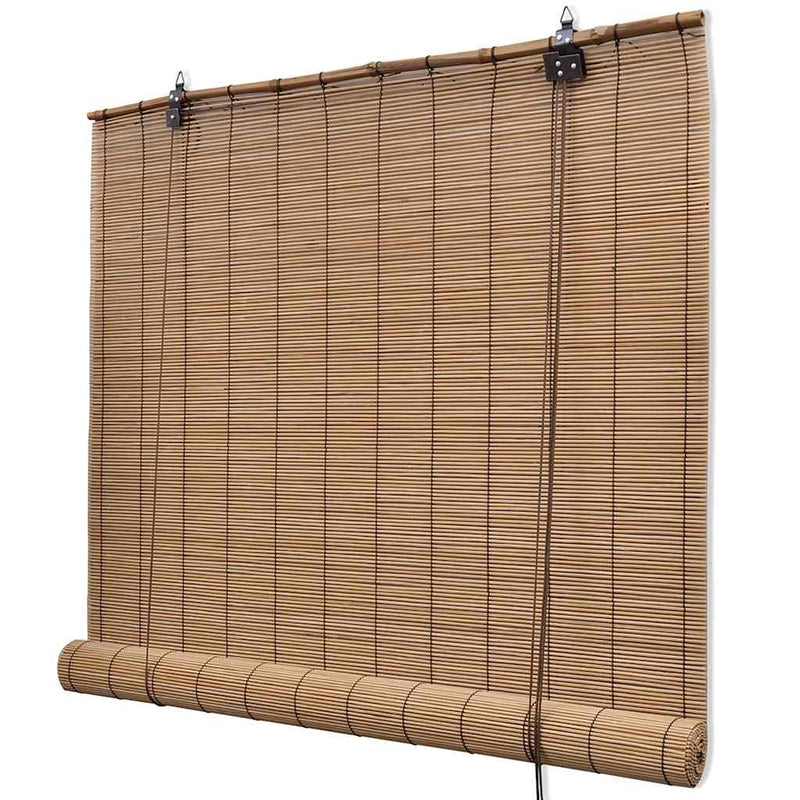 Load image into Gallery viewer, Vidaxl rolgordijn 150x220 cm bamboe bruin
