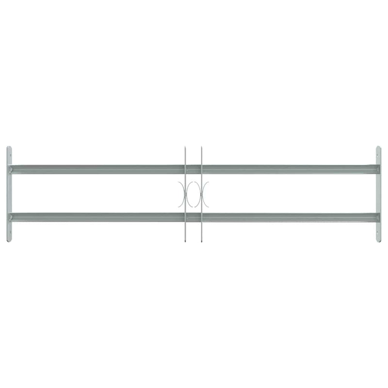 Load image into Gallery viewer, Vidaxl raambeveiliging verstelbaar met 2 dwarsstangen 700-1050 mm
