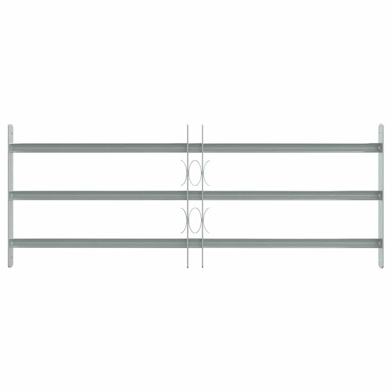 Load image into Gallery viewer, Vidaxl raambeveiliging verstelbaar met 3 dwarsstangen 700-1050 mm
