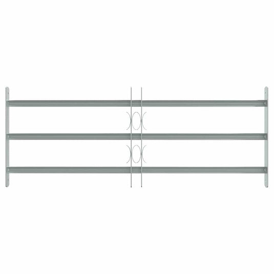 Vidaxl raambeveiliging verstelbaar met 3 dwarsstangen 700-1050 mm