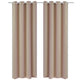 Vidaxl gordijnen met metalen ringen 135 x 245 cm 2 stuks (creme)