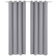 Vidaxl gordijnen met metalen ringen 135 x 245 cm 2 stuks (grijs)