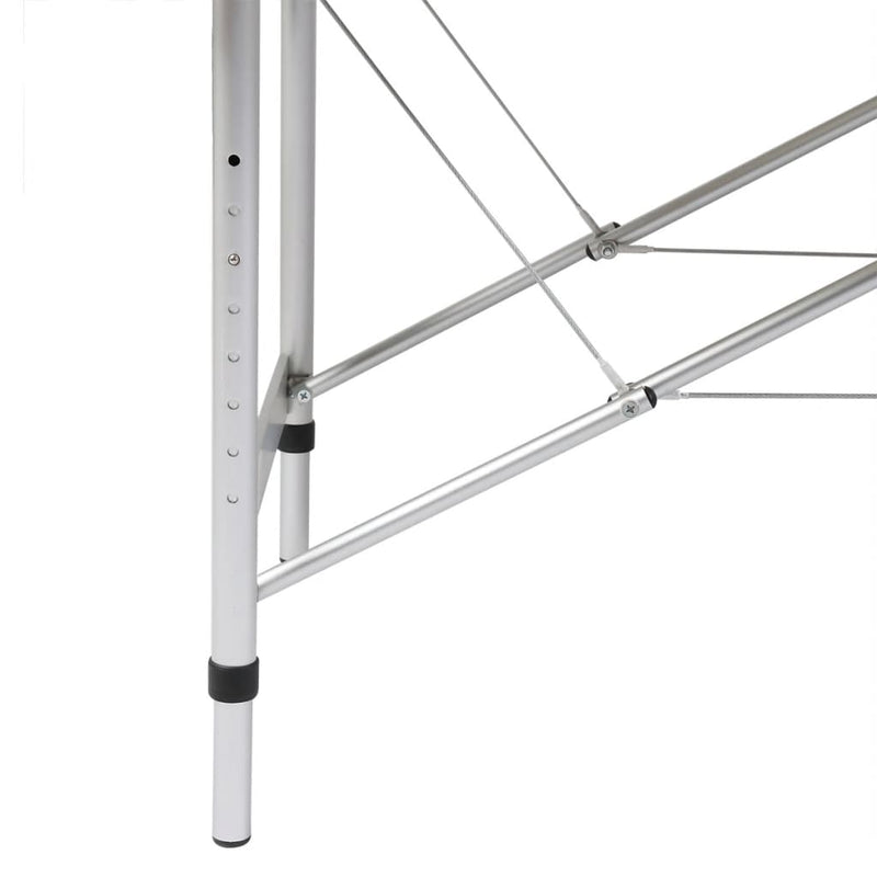 Load image into Gallery viewer, Vidaxl inklapbare massagetafel 3 zones met aluminium frame (zwart)
