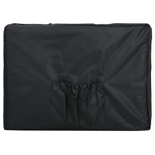Vidaxl massagetafel inklapbaar met aluminium frame (vier delen crèmewit)