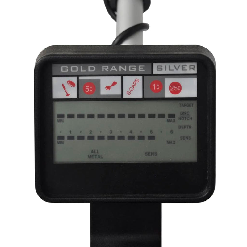 Laden Sie das Bild in Galerie -Viewer, Vidaxl metaaldetector met lcd-scherm zoekschijf 20cm zoekdiepte 300cm
